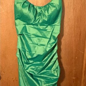 Signature by Sangria Emerald Mini Dress